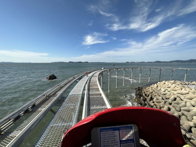 大川海水浴場スカイバイク