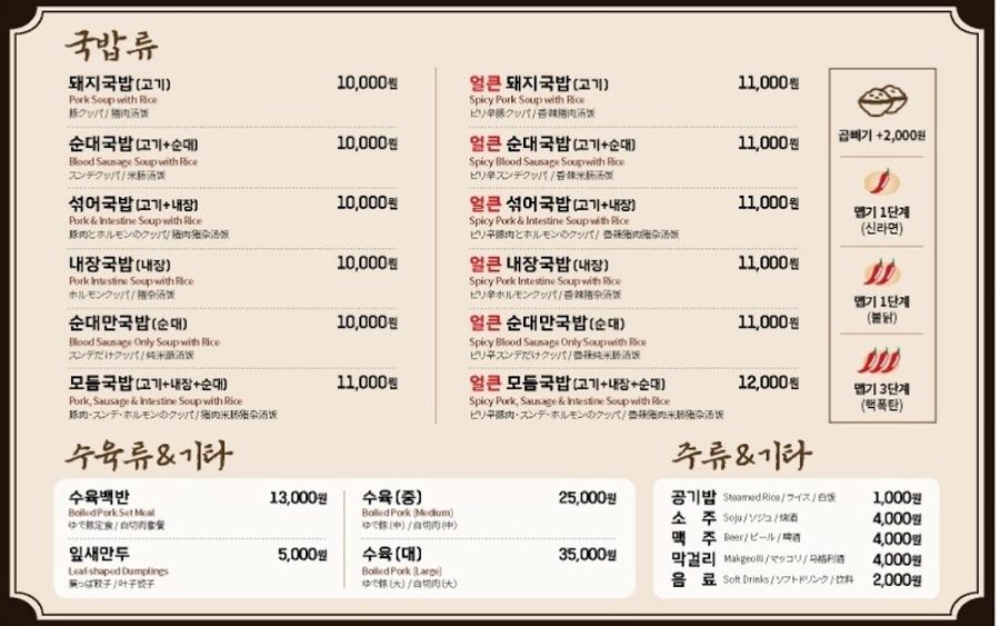 Neugeu Sajang Namcheon Gukbap