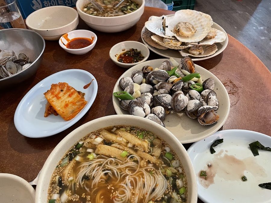 Grandma's anchovy noodle soup