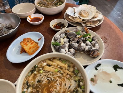 Grandma's anchovy noodle soup