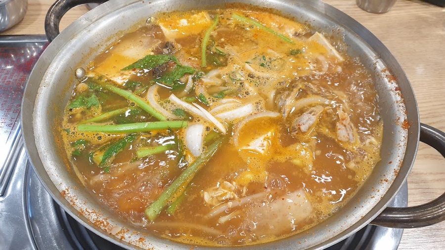 목포 칼국수 삼겹살