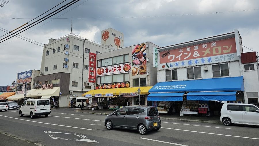 場外市場バス駐車場