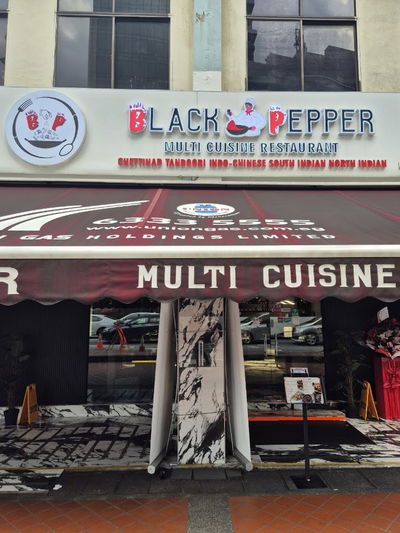 Black Pepper Multicuisine Restaurant Singapore