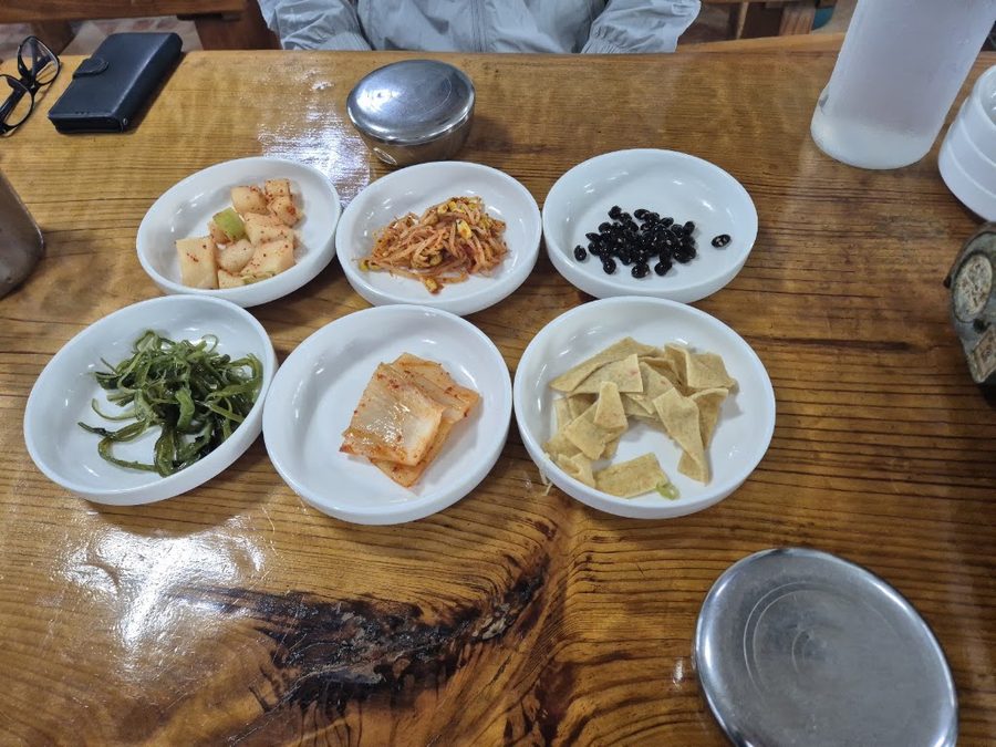 豆莢黃豆芽湯飯