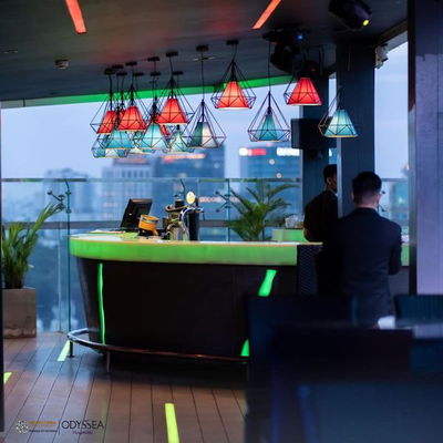 Above bar