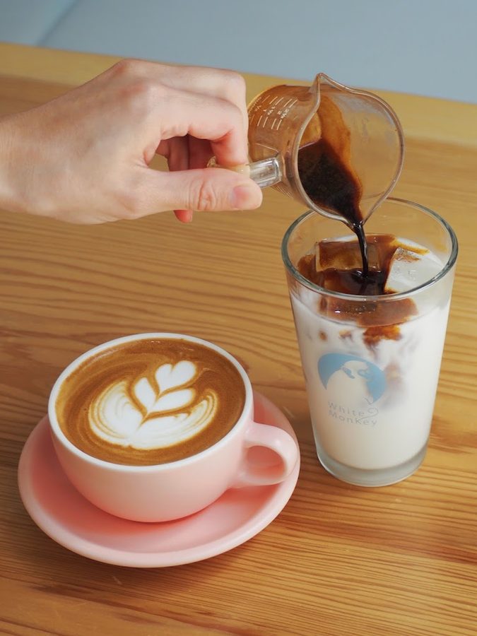 White Monkey coffee and bar.