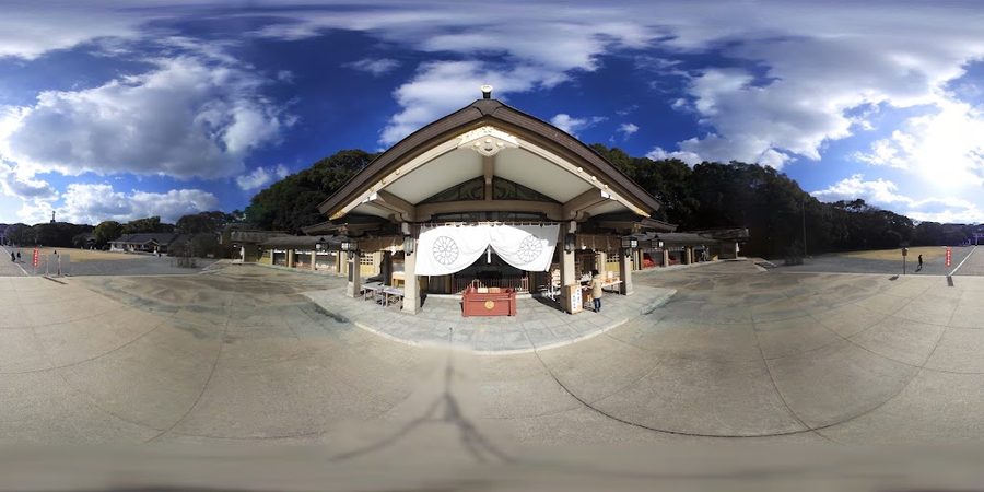 Fukuoka Prefecture Gokoku Shrine Torii