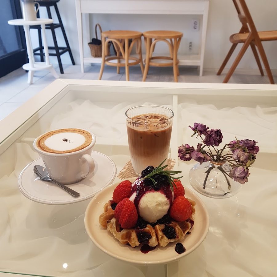 CAFE AND DOOR