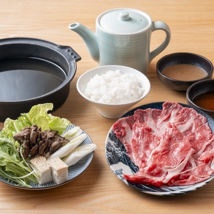 Kyoto wagyu sukiyaki shabushabu tominojo Sanjo kawaramachiten