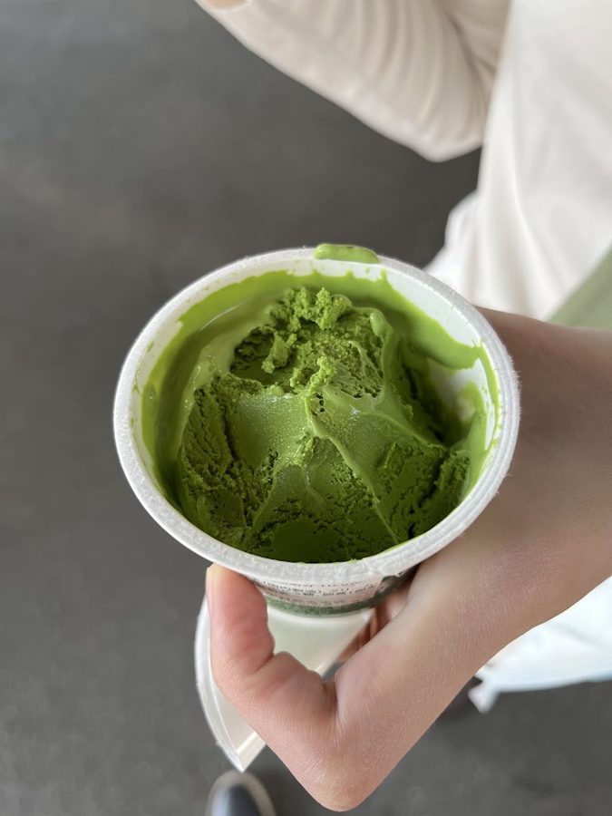 宇治抹茶冰淇淋
