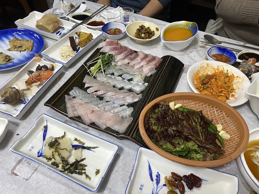 廚師生魚片店
