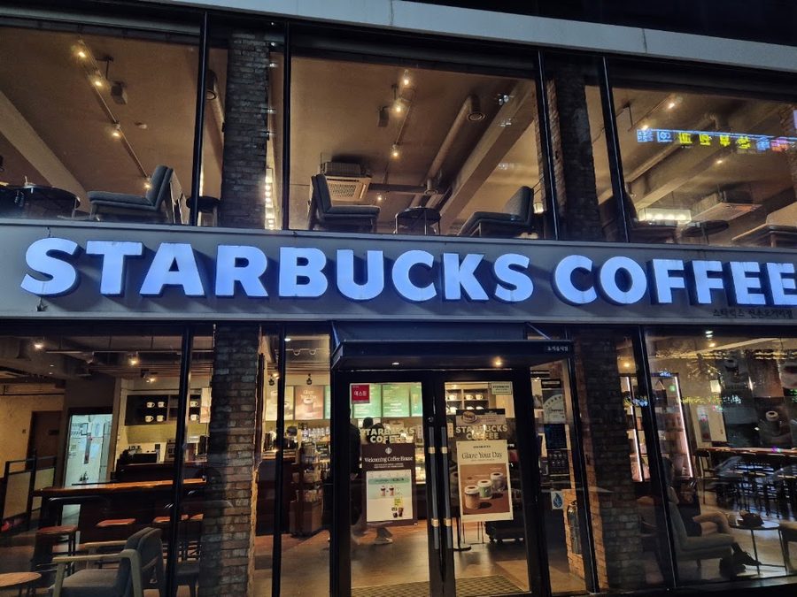 Starbucks Sinchon Five-way Intersection
