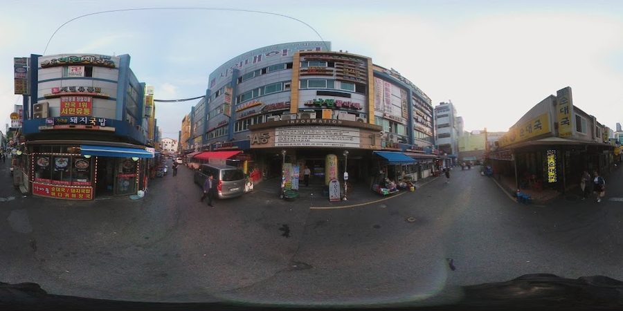 水原駅・駅前市場