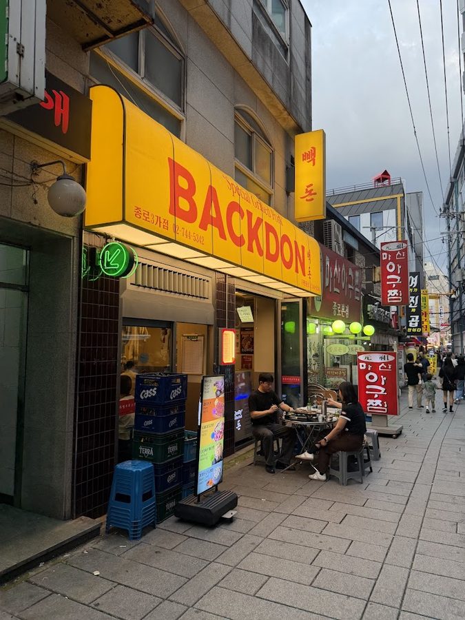 Korean BBQ Backdon Jongno 3-ga