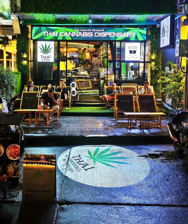 Thai cannabis dispensary (Khaosan Weed Shop)