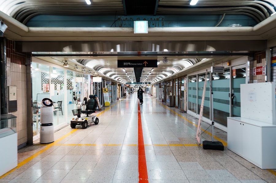 Cheonan underground mall