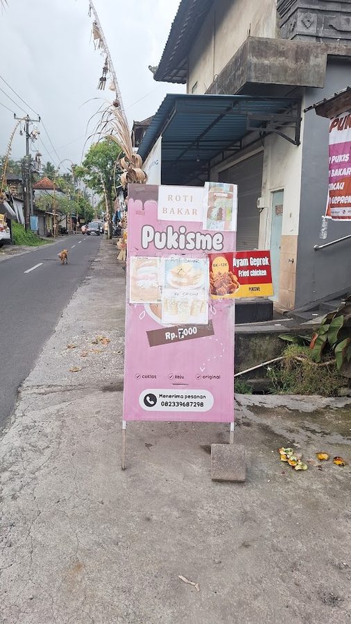 Pukisme Roti Bakar ice cincau Bali Murni