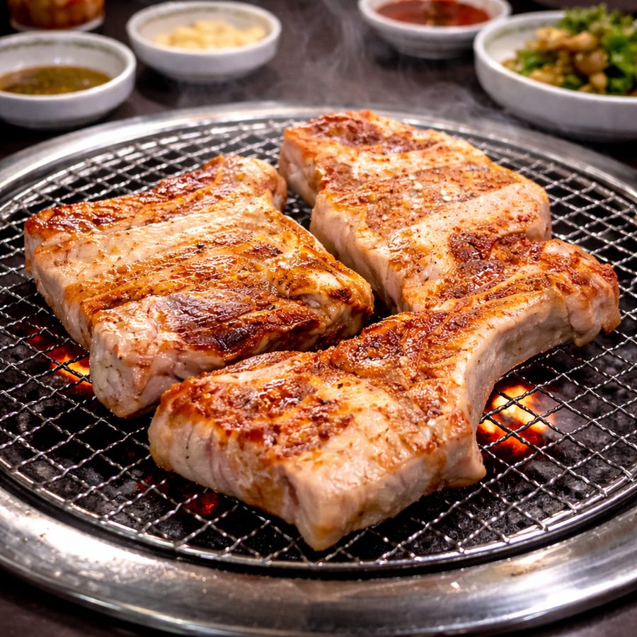 Baekha Dwaeji Saeng Galbi