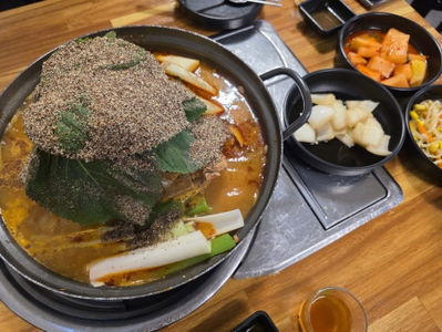 수북이뼈해장국