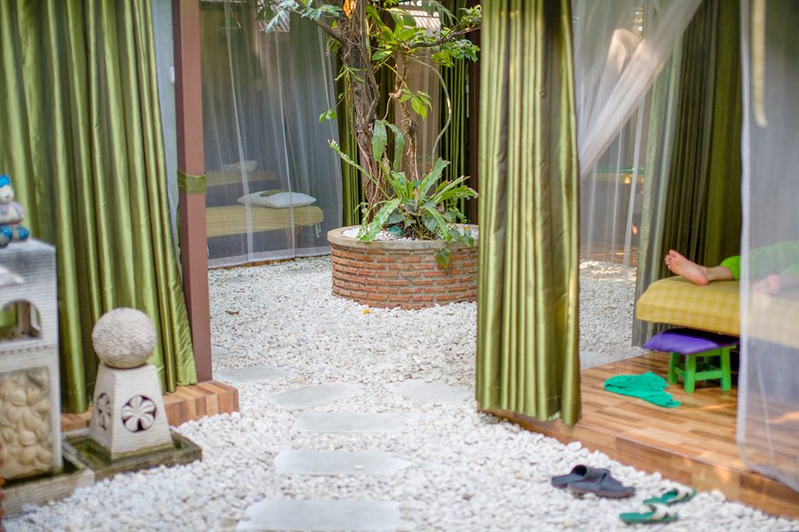 Massage in Garden