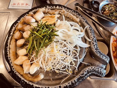 lòng bò nướng