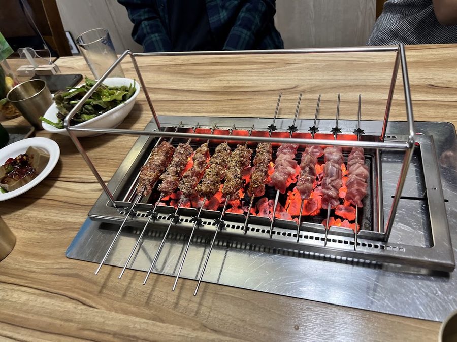 Flavored Lamb Skewers
