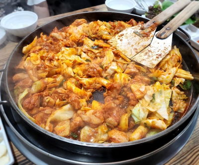 솔올통나무집닭갈비