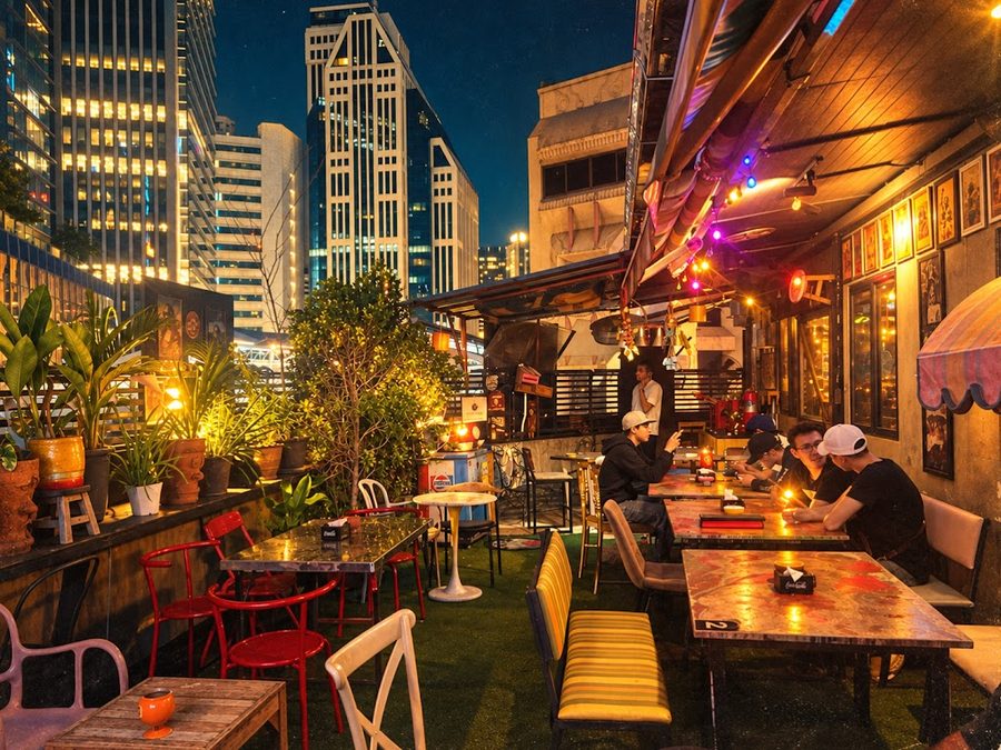 Amsterdam Cafe bangkok ( Épisode 11 building )