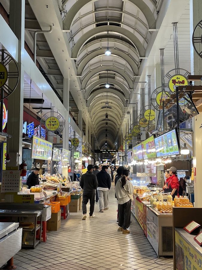 束草観光水産市場 駐車場