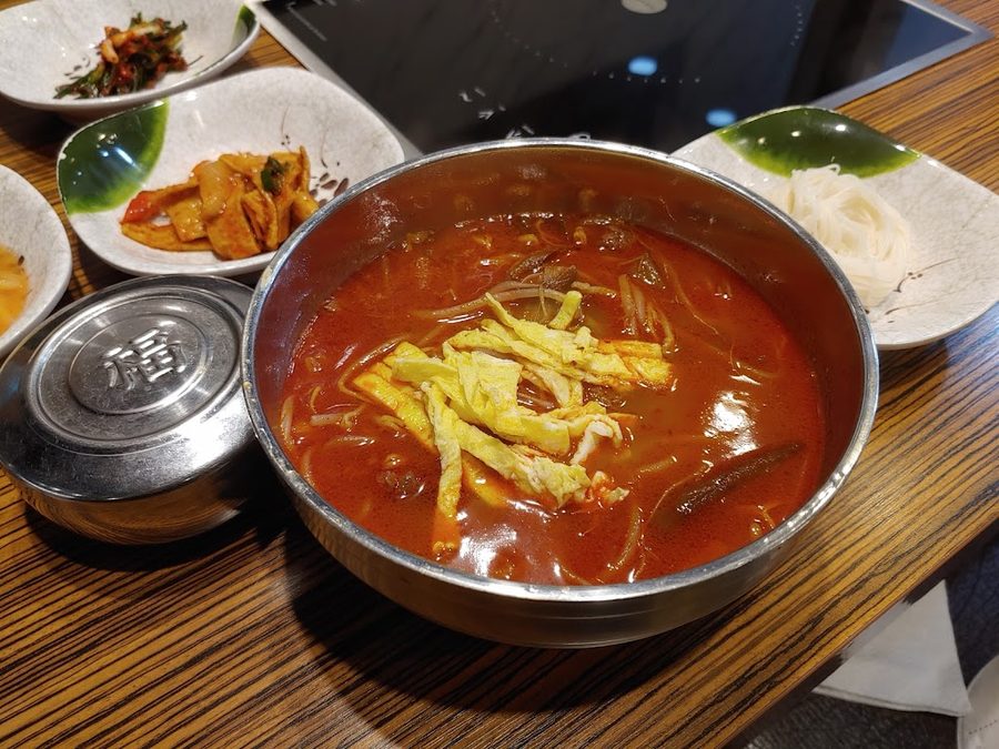 Jamae Handmade Sujebi and Pollack Soup