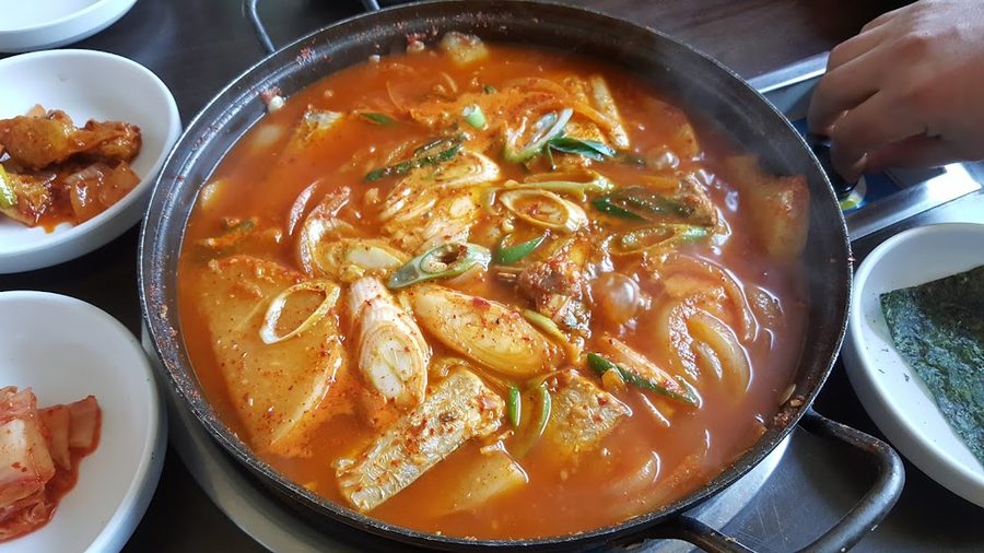 옛골양푼이통태탕