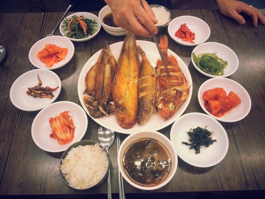 太宗臺札嘎其現烤魚