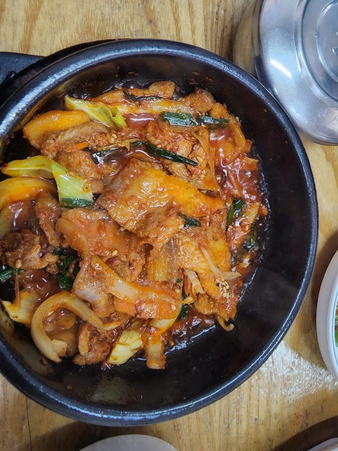 장수칼국수와돈까스