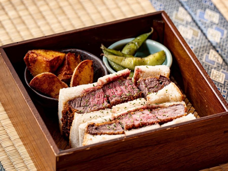Wagyu Beef Thick Steak Sandwich, Cafe&Bar Benikoumori
