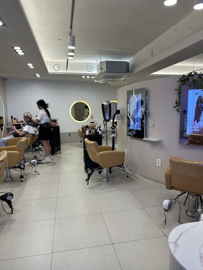 On hair