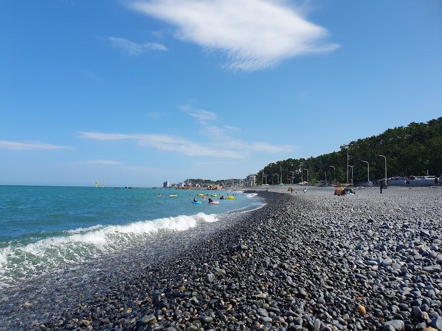朱田卵石海邊