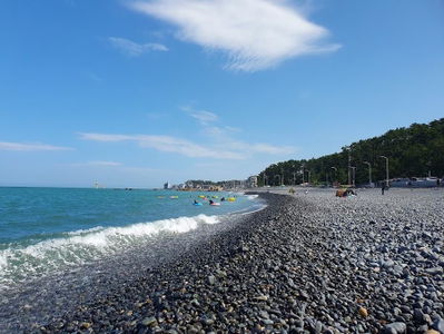 朱田卵石海邊