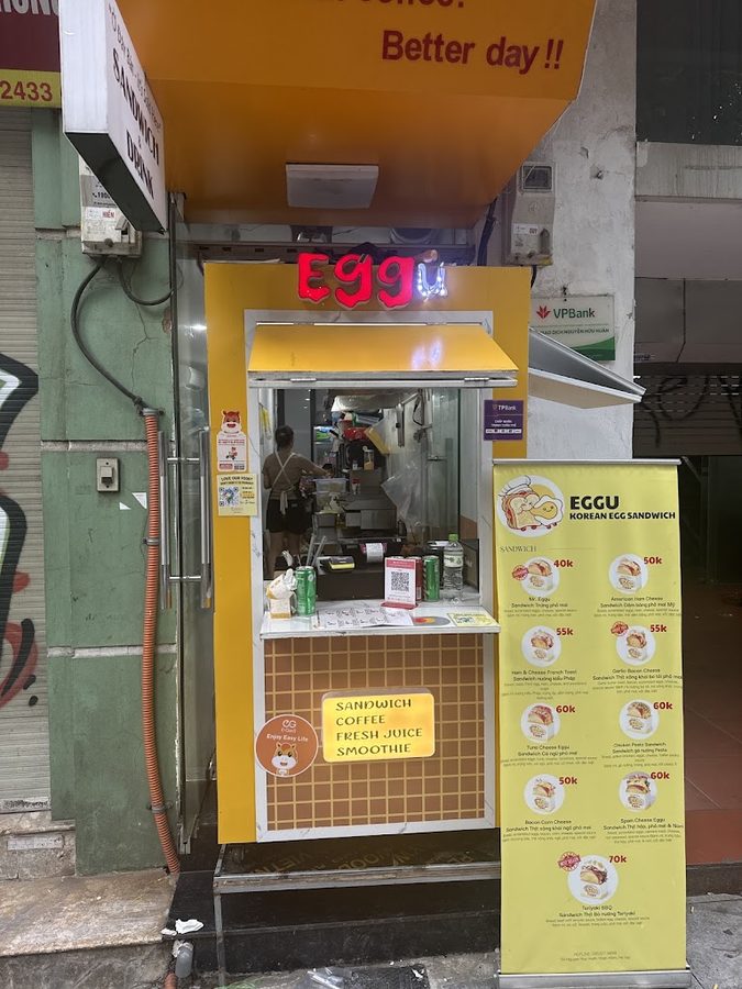 EGGU- Sandwich trứng Hàn Quốc