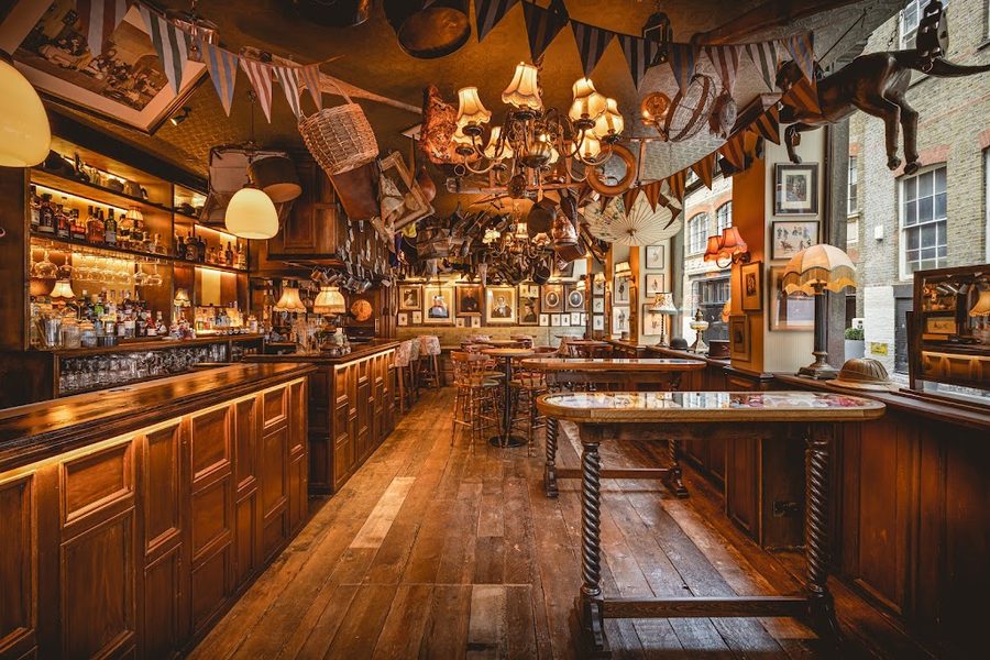 Saloon Bar at Mr Fogg's Hat Tavern