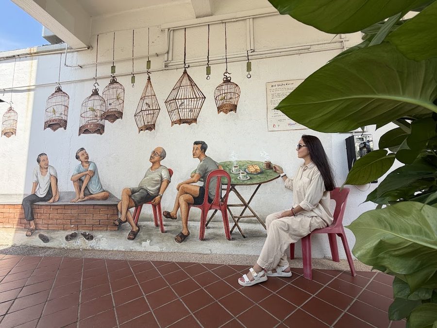 Tiong Bahru Wall Art - Pasar and the Fortune Teller