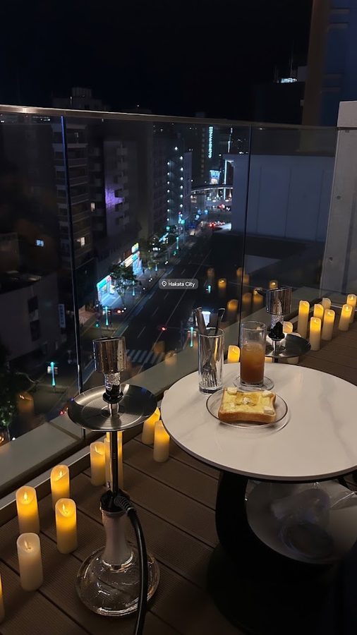 博多夜景+水煙+雞尾酒,一次滿足