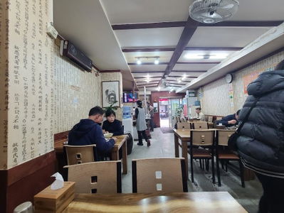 サバと麦飯