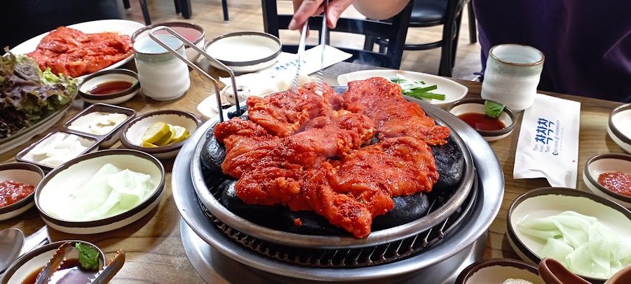 조약돌숯불닭갈비