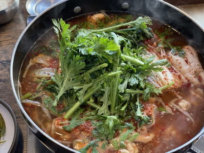 松林洞明太魚燉湯