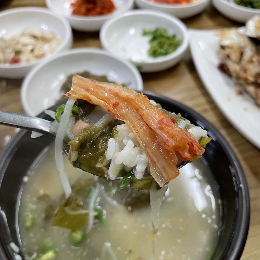 통영산장어시락국