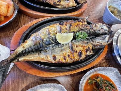 북한산시래기 화덕생선구이