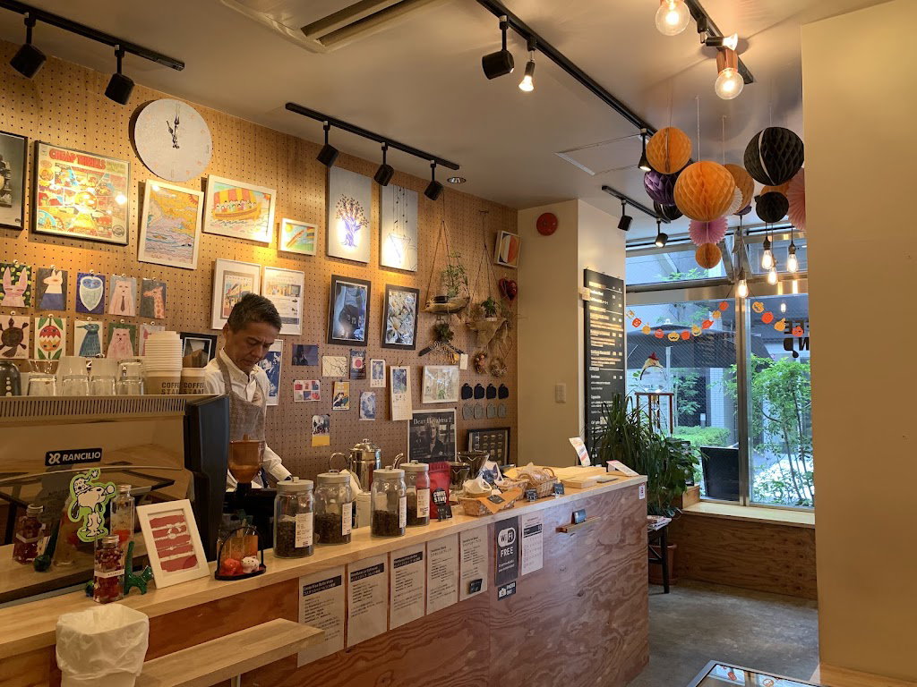 COFFEE STAND OSAKA EDOBORI blue-Line