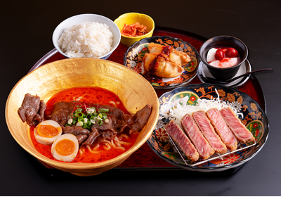 Halal Wagyu Ramen, Burger, Gyukatsu & Vegan – GYUMON Tsutenkaku Osaka