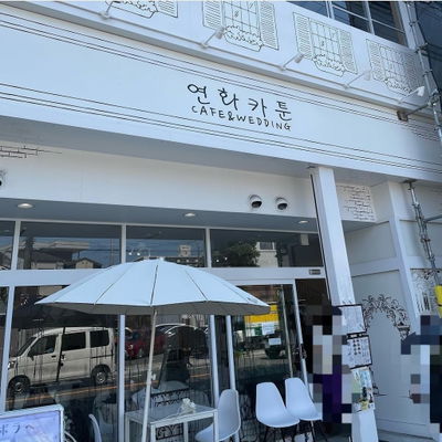 In the cartoon cafe