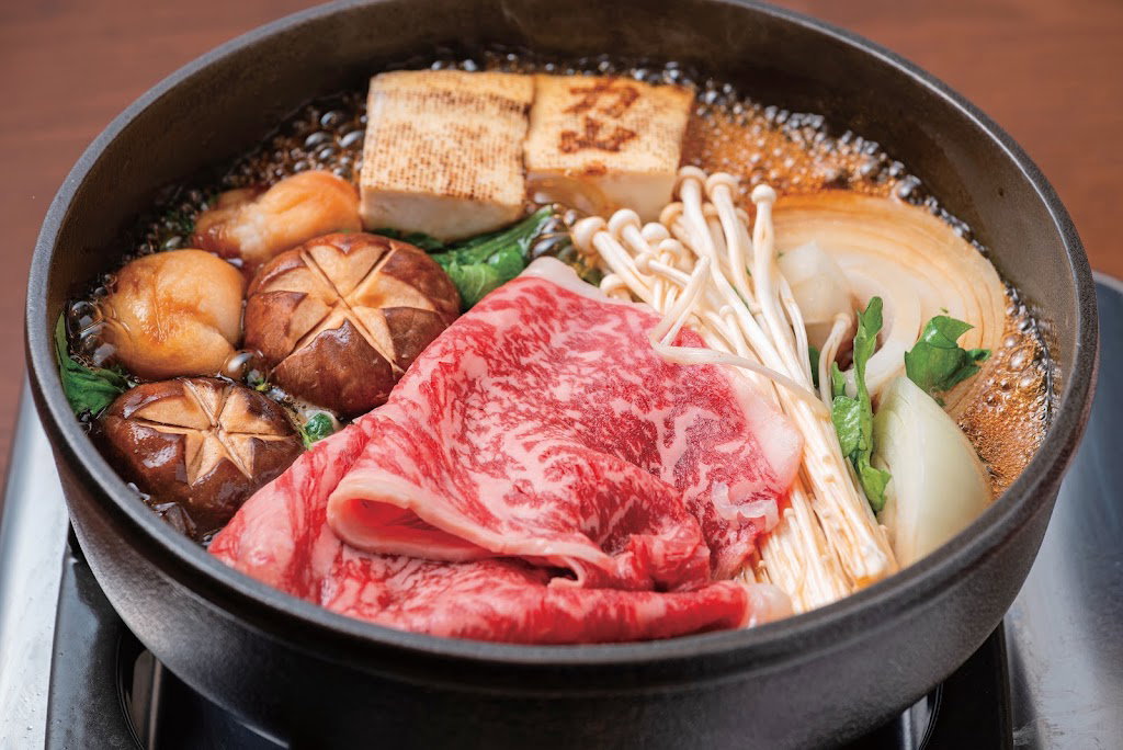 와규 스키야키 교토 치카라야마 폰토초점
